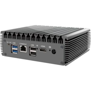 CWWK J6412 six Network Ports i226 2.5G Soft Routing Mini Host 12th Generation Low-Power fanlessIndustrial Personal Computer (No RAM No SSD)