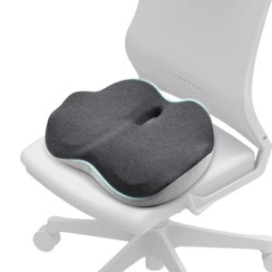 Homaisson Seat Cushion, Memory Foam Office Chair Cushions, Seat Pillow for Tailbone/Back/Sciatica Pain Relief, Non-Slip Desk Chair Cushion