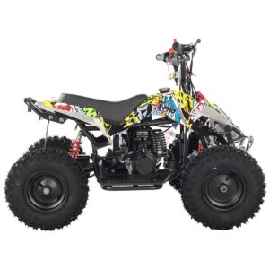 X-PRO Thunder 40 ATV 4 Wheelers 40cc ATV Quads Quad with Gloves, Goggle and Face Mask (Hip Hop)