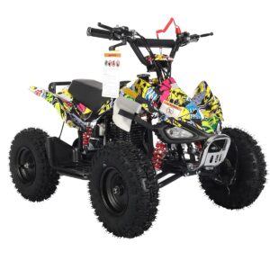 X-PRO Thunder 40 ATV 4 Wheelers 40cc ATV Quads Quad with Gloves, Goggle and Face Mask (Hip Hop)