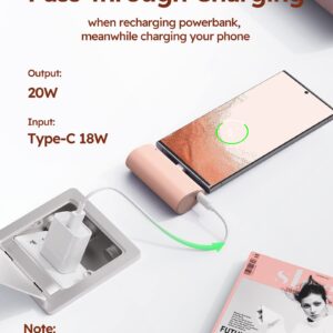 VEGER Portable Charger, USB C Power Bank, 5000mAh Mini Battery Pack Fast Charging 20W Small Charging Bank for Samsung Galaxy S21, S20, S10, S9, Note 20, Pixel, Moto, LG, Oculus Quest, Android Phones