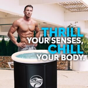 Keystone Peak Ice Bath - New 2023 - Boost Your Immune System & Improve Recovery + Cold Plunge tub + Portable Ice Bath tub for Athletes & Navy Seals + Ice Baths and Soaking + Cold Water Therapy