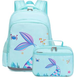 dsiue preschool backpacks for boys, kids backpack with lunch box toddler kindergarten school bookbag set