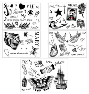 harry stylezz - ultimate tattoo set - over 65 tattoos - perfect for concerts, halloween, cosplay, dress up