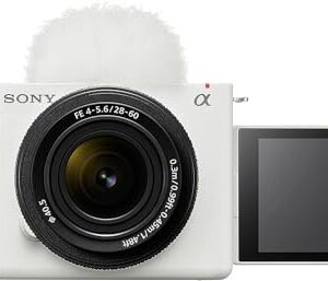 Sony Alpha ZV-E1 Full-Frame Interchangeable Lens Mirrorless Vlog Camera with 28-60mm Lens - White Body