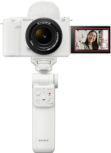 Sony Alpha ZV-E1 Full-Frame Interchangeable Lens Mirrorless Vlog Camera with 28-60mm Lens - White Body