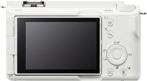 Sony Alpha ZV-E1 Full-Frame Interchangeable Lens Mirrorless Vlog Camera with 28-60mm Lens - White Body