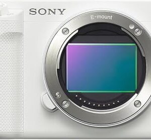 Sony Alpha ZV-E1 Full-Frame Interchangeable Lens Mirrorless Vlog Camera with 28-60mm Lens - White Body