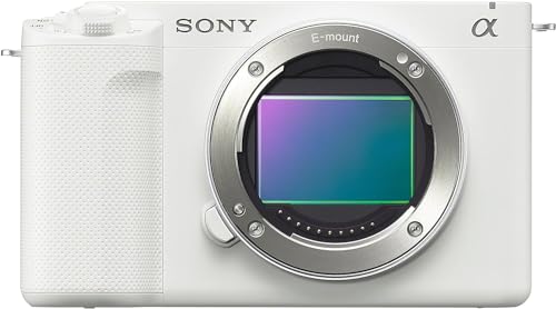 Sony Alpha ZV-E1 Full-Frame Interchangeable Lens Mirrorless Vlog Camera with 28-60mm Lens - White Body