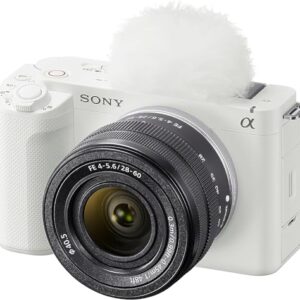 Sony Alpha ZV-E1 Full-Frame Interchangeable Lens Mirrorless Vlog Camera with 28-60mm Lens - White Body