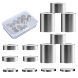 3.25 OZ Tungsten Weights Steel Weights for Pinewood Derby Cars,4 Different 14 Pieces Multiple Sizes of Pinewood Derby Incremental Weights, Pinewood Derby Weights for Derby Pine Race Wood Car