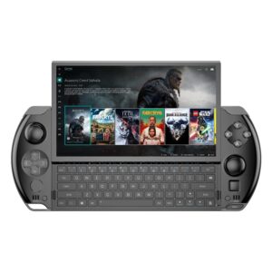 GPD Win 4 [AMD Ryzen 5 7640U] 6 Inches Mini Handheld Win 11 PC Game Console Gameplayer 1920X1080 TouchScreen Laptop Tablet PC (Black, 16GB+512B)