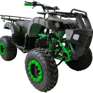 HHH 200 ATV Quad 4 Wheelers Utility ATV Full Size ATV Adult ATVs Big Youth ATVs (Green Camo)