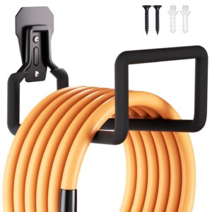 Hongmai Garden Hose Holder Wall Mount,Heavy Duty Water Hose Hanger for Garage Outside,Metal Hose Reels Hose Rack Hose Hook for Garden Hose Expandable Hose Water Hose Extension Hose 1pc