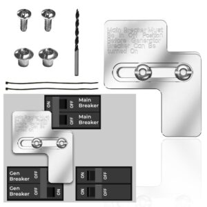 motoqueen generator interlock kit fits for siemens 100 amp/murray 100 amp panel