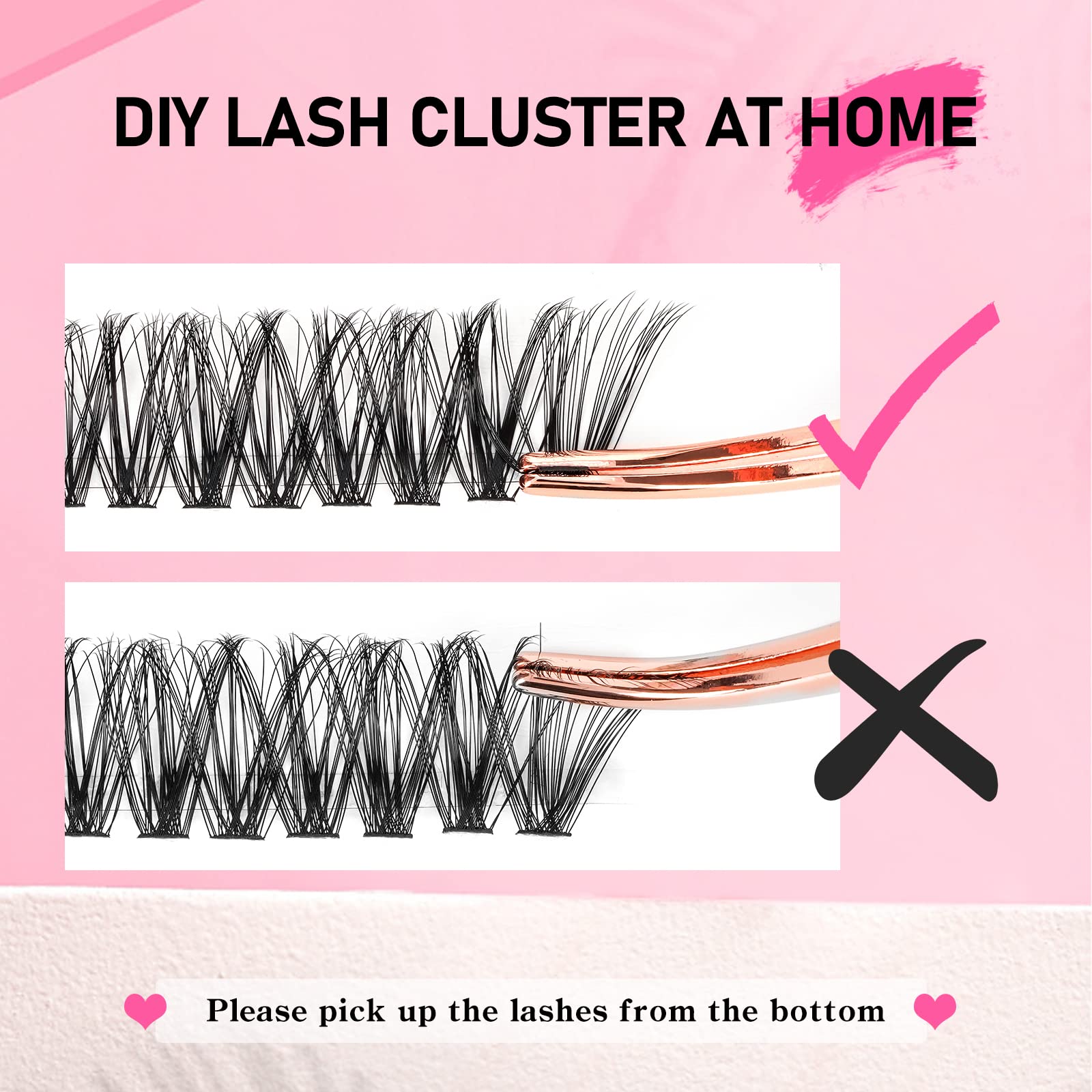 Individual Lashes 320 PCS, Crislashes Lash Clusters 30D+40D Mixed D Curl 9-16mm 16Rows Reusable Cluster Lashes Individual Soft and Lightweight DIY Lash Extension Self Application (30+40-D-Mix9-16mm)