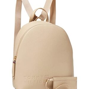 Tommy Hilfiger Bryony II Smalldome Backpack w/Hangoff Pebble PVC Fawn One Size