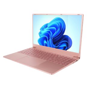 ebtools 15.6 inch laptop, 16gb ram 128g rom 4 cores portable laptop, ips hd large screen, 2.4g 5g wifi, fingerprint unlock, for windows 10