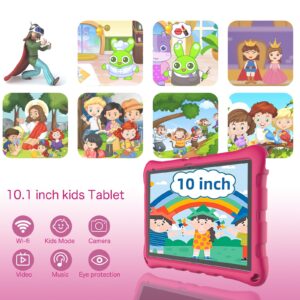 IWEGGO Kids Tablet 10 inch, Android 11 Tablet for Kids, 2GB RAM+32GB ROM, 1280X800 IPS HD Display, Games, Parental Control, 8MP Dual Cameras, Tablets PC with Case, Toddler Tablet for Girls Aged 3-15