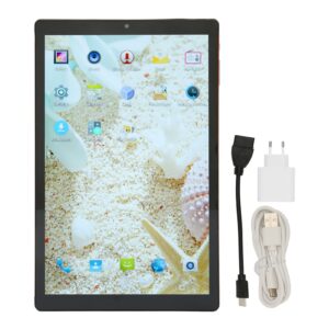 10.1in Android Tablet - 1920x1080 IPS LCD HD, 6GB RAM 128GB ROM 2.4G 5G WiFi Network Tablet Front 5MP Rear 13MP Calling Tablet for Android 11.0 Study Office Tablet, 6000mAh