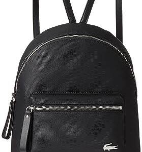 Lacoste Women's Daily Lifestyle Backpack, Black, One Size