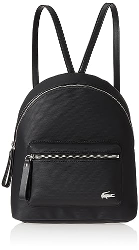 Lacoste Women's Daily Lifestyle Backpack, Black, One Size