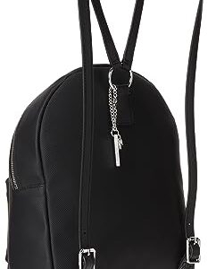Lacoste Women's Daily Lifestyle Backpack, Black, One Size