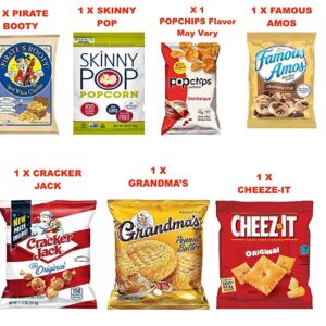 Ultimate Snacks Care Package Comes in Beautiful Gift Box- (40 count) Bulk Variety Sampler, Chips, Cookies, Bars, Candies, Nuts,, Great For Christmas, Office Meetings , Friends & Family, Military, College Students, New Year