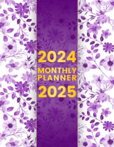 2024 2025 monthly planner: two year calendar daily and monthly schedule organizer 24 months from january 2024 through december 2025