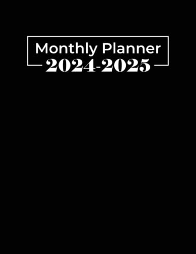 2024-2025 Monthly Planner: Two Year (January 2023 through December 2024) Agenda Schedule Organizer Logbook With Holidays