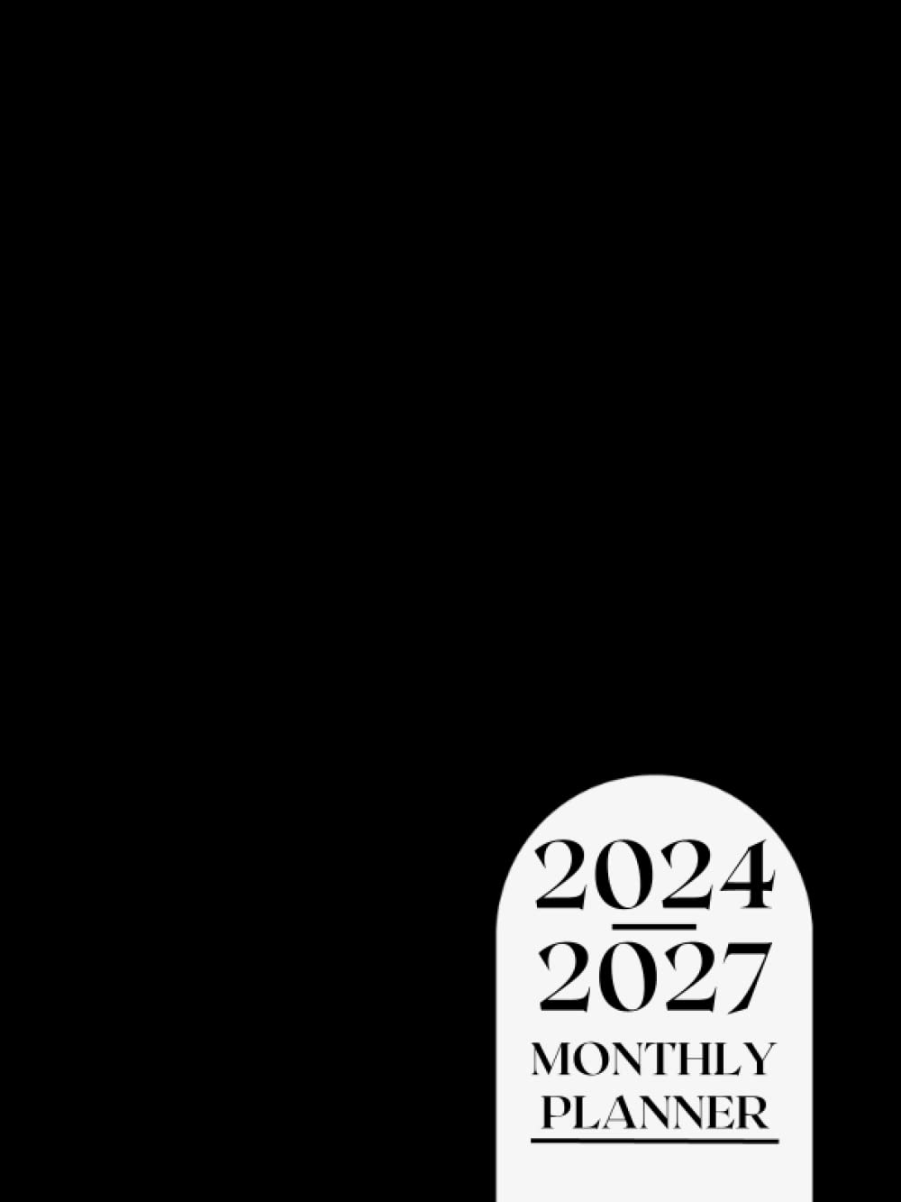 Monthly Planner 2024-2027: 4 Year Monthly Planner - 48 Months January 2024 to December 2027 Calendar Agenda Organizer Schedule and Appointment Notebook | Large Size: 8.25 x 11 with Federal Holidays