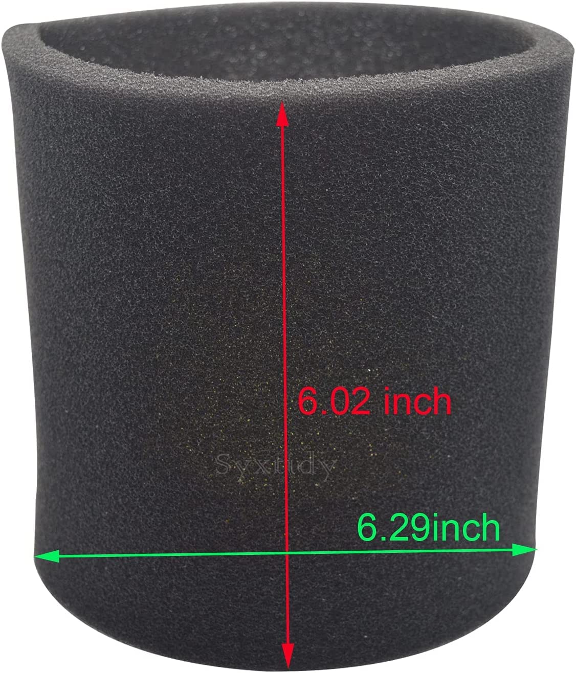 Black 90585 Foam Sleeve VF2001 Foam Replacements Filters For Wet Dry Vacuum Cleaner, Fits Most Shop-Vac, Vacmaster & Genie Shop Vacuum Cleaner, Replace Parts # 9058500