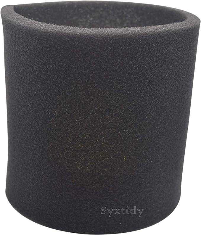 Black 90585 Foam Sleeve VF2001 Foam Replacements Filters For Wet Dry Vacuum Cleaner, Fits Most Shop-Vac, Vacmaster & Genie Shop Vacuum Cleaner, Replace Parts # 9058500