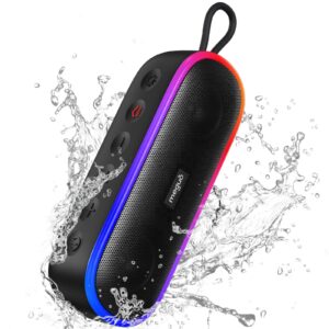bluetooth speakers,ipx7 waterproof speaker with 20w powerful sound,portable wireless speakers with extral bass,for beach pool camping outdoors,christmas/birthday gift for men,women,friends