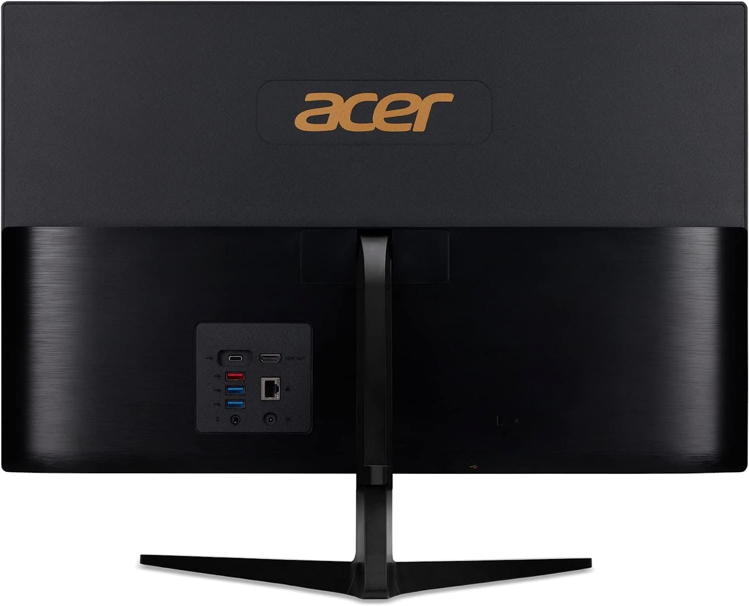 Acer 2022 Aspire 24-inch FHD All-in-One Desktop 6-Core 12th Intel Core i3-1215U 16GB DDR4 512GB SSD WiFi 6 Bluetooth RJ45 HDMI USB-C Windows 11 Pro Wireless Keyboard and Mouse w/RATZK 32GB USB
