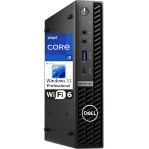 dell 2023 optiplex 7000 mff business desktop computer, 12th intel 16-core i9-12900 up to 5.1ghz, 32gb ddr5 ram, 2tb pcie ssd, wifi 6, bluetooth, keyboard & mouse, windows 11 pro