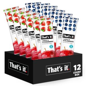 12 ct fruit bar gift pouch (6 ea: st, bl)