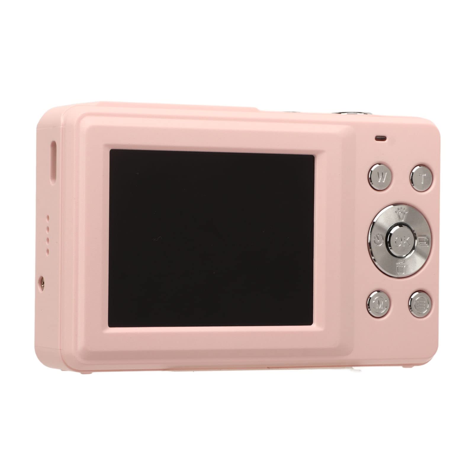 Pocket Digital Camera, 44MP 16X Zoom Autofocus Camera, Compact Portable Camera, 2.4 Inch IPS Display, Manually Focus for Travel, Wedding Ceremonies (Pink)