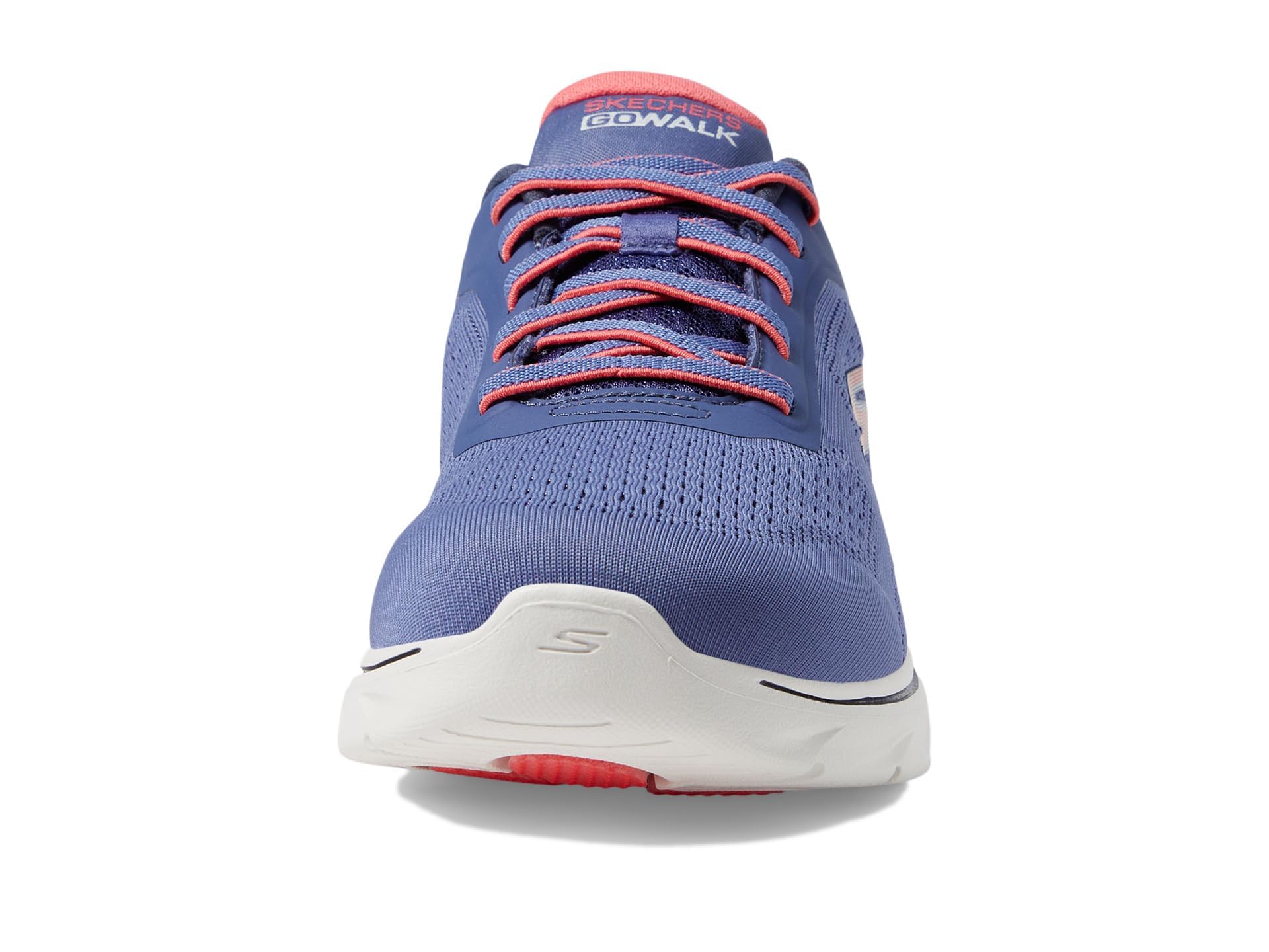 Skechers Women's Go 7-Cosmic Waves Athletic Walking Sneaker, Navy/Coral, 13