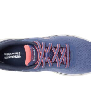 Skechers Women's Go 7-Cosmic Waves Athletic Walking Sneaker, Navy/Coral, 13