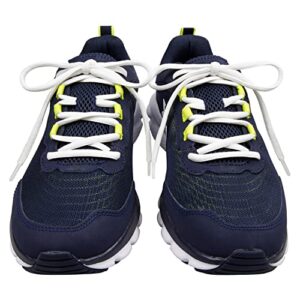 Endoto Shoelaces Replacement Oval Laces for Under Armour Charged Assert/Escape/Bandit/Commit Running Training Shoes(Color:White,Size:45Inch)