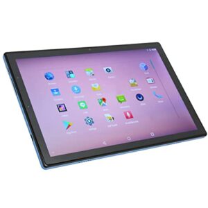 10 Inch Android 11 Tablet, Dual SIM Dual Standby 4G Communication 5G WiFi, 6GB RAM and 256GB ROM 1960x1080 Resolution, 7000mAh Battery Capacity, Blue