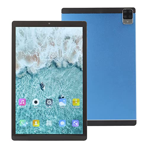 10.1 inch Android 12 Tablet, 4GB RAM and 64GB ROM 2560x1600 Resolution, Dual SIM Dual Standby Talkable Tablet, 5800mAh Battery Capacity, Blue