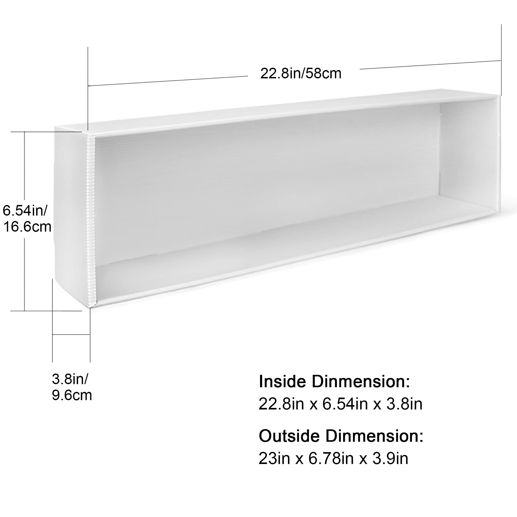 5X4 Version Display Case Compatible with Fnko Pop Boxes, Stackable 4 Single Row, with Transparent Cover to Protect Your Collection Against Dust (Holds 20 Pops)