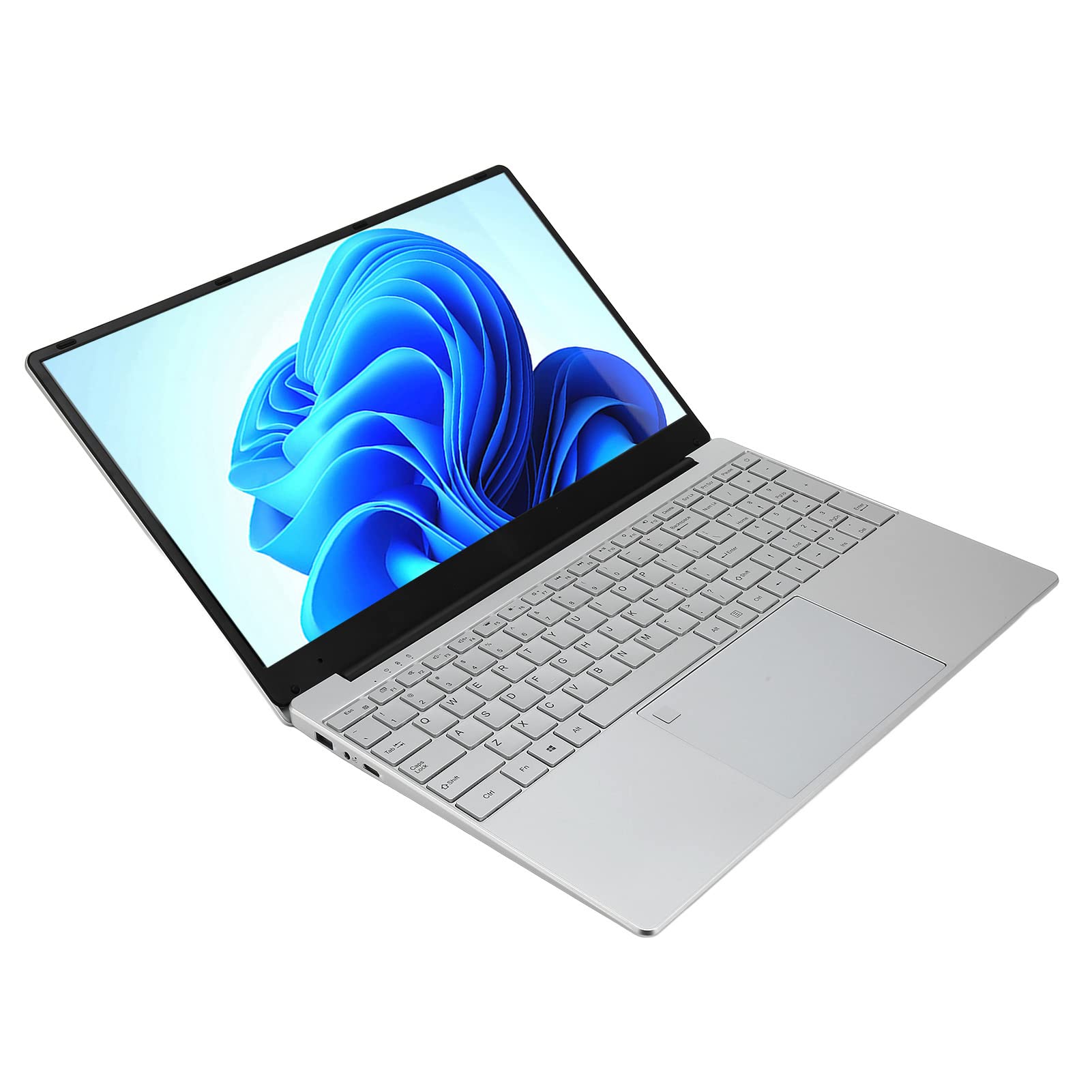 PUSOKEI 15.6in Laptop, for Windows 10 Laptop, 12GB 256GB 1920 * 1080 Resolution, Unlock Computer PC with Backlit Keyboard, 7000mAh Battery