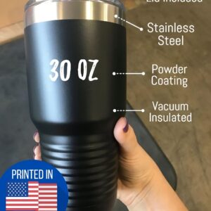 Trump Pilot Tumbler Funny Gift For Pilot Coworker Gag Great President Fan Potus Quote Office Joke Insulated Cup With Lid Black 30 Oz