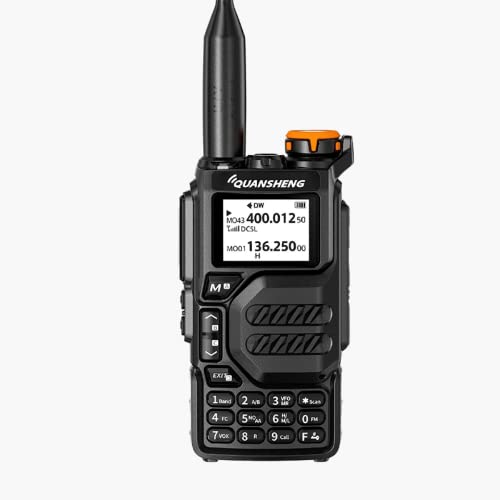 UV-K5 Dual Band Radio 5 Watt Output Portable Two-Way Radio with NOAA Weather Alert Walkie Talki FM (1pc)