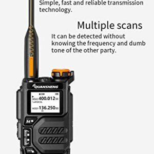 UV-K5 Dual Band Radio 5 Watt Output Portable Two-Way Radio with NOAA Weather Alert Walkie Talki FM (1pc)