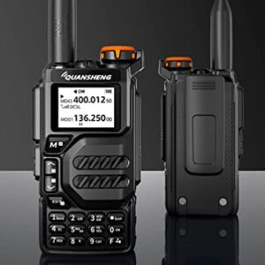 UV-K5 Dual Band Radio 5 Watt Output Portable Two-Way Radio with NOAA Weather Alert Walkie Talki FM (1pc)