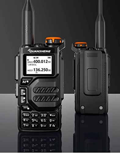 UV-K5 Dual Band Radio 5 Watt Output Portable Two-Way Radio with NOAA Weather Alert Walkie Talki FM (1pc)